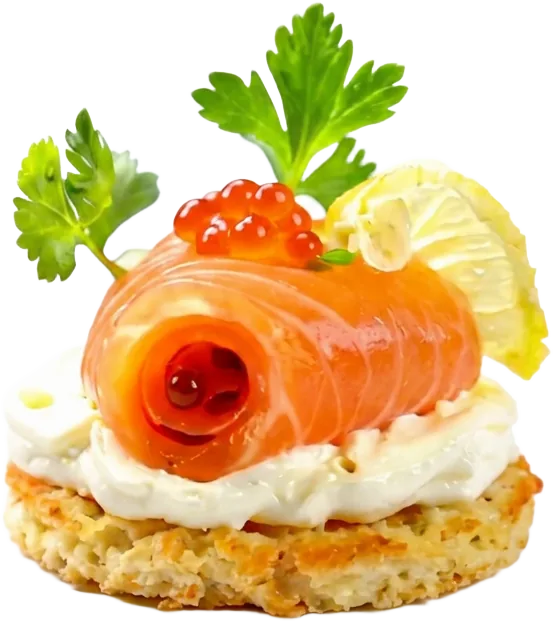 Lachs-Häppchen